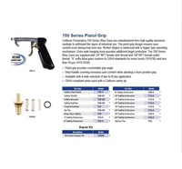 700-S COILHOSE BLOW GUN<BR>1/4" NPT 150PSI 1/8" NOZZLE PISTOL GRIP